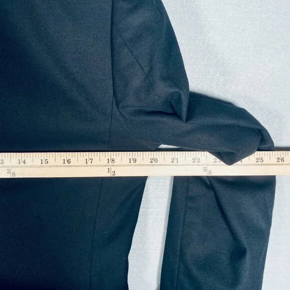 J Crew Thompson Blazer Mens 38R Black Flex Wool Sport Coat Jacket Preppy - Picture 8 of 11